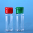2pcs/Set Plastic Salt Pepper Vinegar Oil Cruet Shaker Jar Clear Bottle Pot  JR