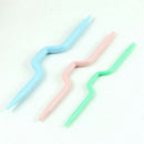 5Sets Of 3 Mix Colors Plastic Cable needle Knitting Holders Needles New 10. L5W1