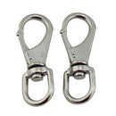 2PCS  Aluminum CarabinerKey Chain Clip Snap Hook Karabiner Camping Keyring