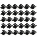 Cable Clips 20 PCS Self-adhesive Ties Plastic Rectangle Holder Wire Clip Qu