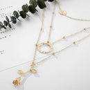 Unisex Necklace Multi-layer Cross Love Pendant Choker Punk Street Jewelry