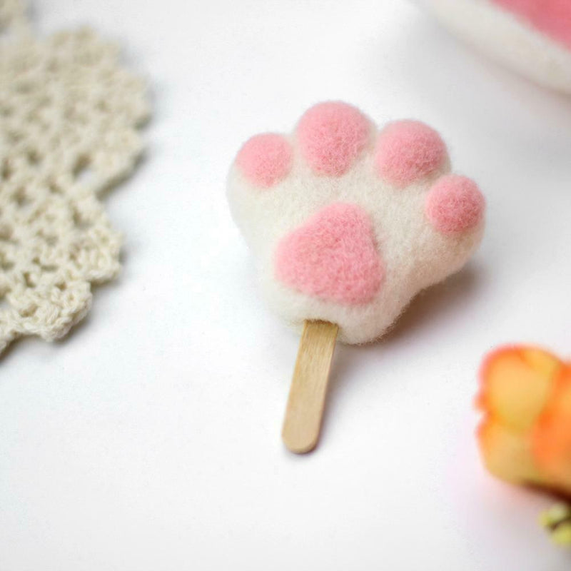 1 Set Non Finished Wool Felt Handmade Poked DIY Brooch Needle Material Bag