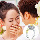 Women Cute Rabbit Animal Finger Ring Crystals Jewelry Adjusted W2G8 Gifts R F9J2