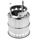 Picnic Camping Stove Stainless Steel Backpacking Stove Wood Stove Furnace