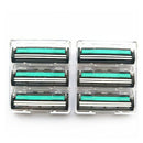 15xTravel Set Handle Shaving Razor Replaceable Safety Razor Double BladeS Hn