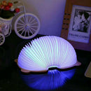 USB Rechargeable 2W Wooden Folding LED Night Light Folding Book Lamp Panda