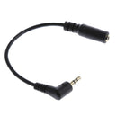 3.5mm Male 90 Degree Right Angle To 3.5mm Female Stereo Audio Cable Cord
