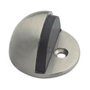 2* 43mm Floor-mounted Door Stops Stainless steel Satin Half Moon Doors Stoppers