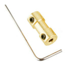 3mm to 3mm Copper DIY Motor Shaft Coupling Joint Connector for Electric Car I6D4