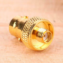 2pcs Coaxial RF Connector SMA Female to BNC Female Convert Adaptor