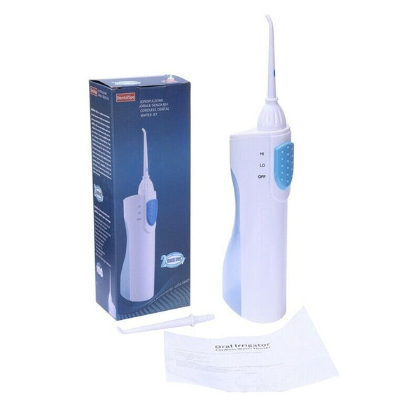 Cordless Portable Dental Floss Water Jet Oral Irrigator Teeth Clean White C A5U8
