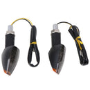 2Pcs Universal motorcycle 14 LED turn signal indicators blinker light yel JR BX