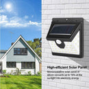 40 LED Solar Wall Lamp Waterproof Body Induction Outdoor Lighting (1pc)