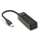Portable 4-Port USB 3.0 HUB 2.4A Charger for Phones Tablets