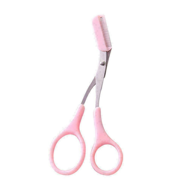Makeup Eyebrow Hair Scissors Trimming Tweezer StainlessSteels Tool B O5N8