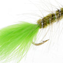 5pcs Brass Bead Head Fly Woolly Bugger Flies Streamers Fly Fishing Lures Set