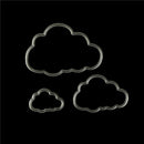 3pcs flaky clouds metal cutting dies stencil scrapbook album embossing craft ES