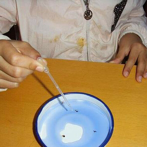 100PCS 0.5ml Graduated Pipettes Dropper Polyethylene for Experiment Medical