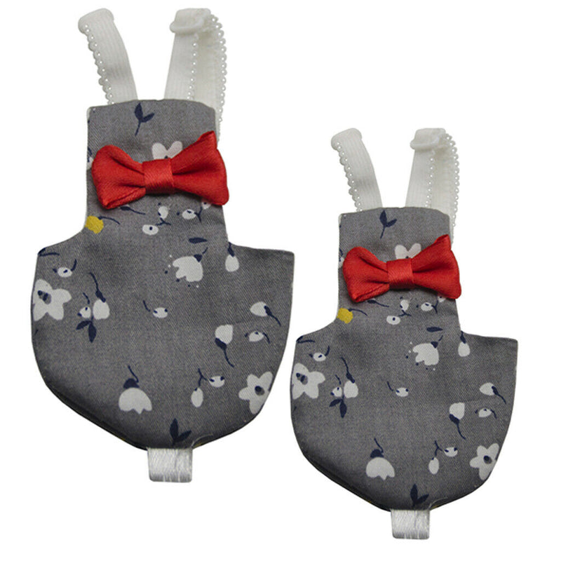 2 Pcs Parrot Flight Suit Clothes Bird Pee Pad Nappy for Pet Bird Cockatiels