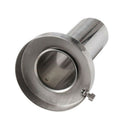 Automotive Universal Round Head 4 Inch Detachable Stainless Steel Exhaust S