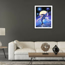 5D DIY Full Drill Diamond Painting Dolphin Cross Stitch Embroidery (390)