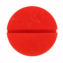 Red Slotted Floor Jack Pad Frame Rail Adapter For Pinch Weld Side Pad