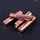 10pcs MB 15AK MIG/MAG Welding Torch Contact Tip M6 Copper Gas Nozzle 0.8 x 24mm