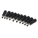 10 Packs DC 4.0x1.7mm Female to 5.5x2.1mm Male DC Power Jack Adapter Sockets -