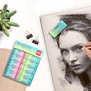 Jelly Color Stationery Soft Durable Flexible Cube Rubber Erasers For Kid School