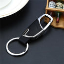 Men's Fashion Metal Leather Auto Keyring Keychain Key Chain Ring Keyfob Hot