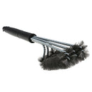 1PC Barbecue BBQ Cleaning Brush,3 in1 Outdoor Grill Cleaner BBQ Cleaning Br Kw