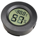 Mini LCD Celsius Digital Temperature Humidity Meter Thermometer Black