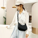 Nylon Women Shoulder Bag Female Street Crossbody Handbag Pouch (Black)