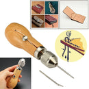 4.7" x 1.5" Professional Awl Tool Kit for Leather Sail Canvas Repair