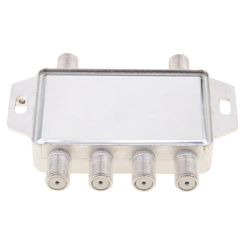 2x4 Satellite MultiSwitch Splitter FTA TV LNB Switch Cascade 2 in 4 Out
