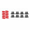 8Pcs Car Interior Clip Earphone Cable Clip Arrangement Panel Clamp(Black)