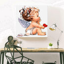 5D DIY Full Drill Diamond Painting Baby Angle Embroidery Mosaic Kit Decor