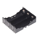 1pc Black Plastic 3 x 3.7V 18650 Batteries 6 Pin Battery Holder Case BX