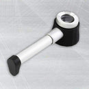 Hand Held 45x Magnify Glass Magnifier Loupe with Scale 3 Lights for Jew UEF UTE