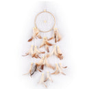 Coffee Dream Catcher Handmade Feathers Wall Car Hanging Decor Ornament