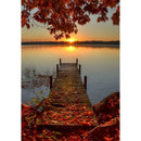 5D DIY Full Drill Diamond Painting Autumn Leaves Cross Stitch Embroidery