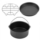 7 Inch Fryer Accessory 3 In 1 Multifunctional Air Fryer Accessories Set Kit