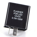 12V 2 Pin  Blinker Adjustable LED Flasher Relay Turn Signal Indicator WT FT
