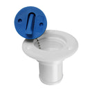 Deck Filler for Water 38mm Socket White Nylon Blue Cap boat Caravans