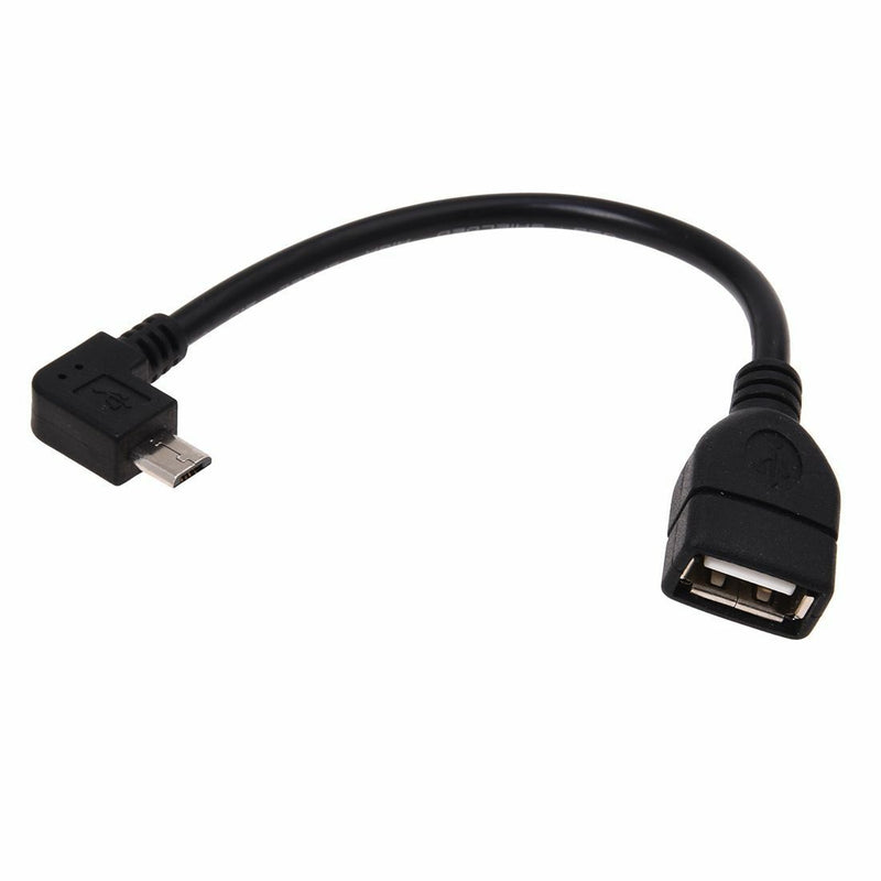 Black Micro OTG Cable for Nexus 5/7/10 Moto G/X Galaxy S6 Edge/S5/S4P3T6
