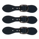3 Pieces Sew On Leather Snap Buckle Sewing Fastener Repair Replacement Black 4.0