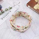 4 Pack Women's Headbands Elastic Turban Head Wrap Floal Style Hair Band