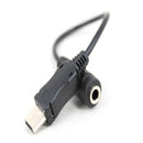 Mini USB Male to 3.5mm Jack Female Audio Cable Cord Adapter  Z