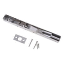 8'' Door Guard Stainless Steel Bolt Action Lever Flush Latch Slide Latch