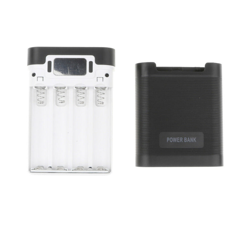 3 in 1 Solar Charger Power Bank 12000mAh USB Battery Black